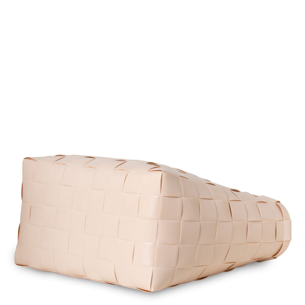 【カゴバッグ】手編み HandedBy NICE SHOPPER 2023 soft peach( カゴバッグ ハンドバッグ かばん 鞄 バスケット ハンドメイド リサイクル素材 ハンデッドバイ )【お取り寄せ】