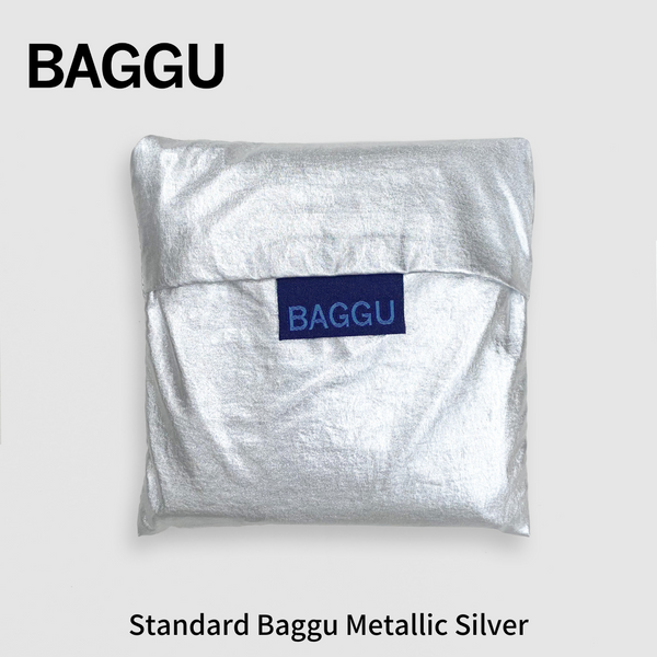 【メール便送料無料】STANDARD BAGGU メタリックシルバー