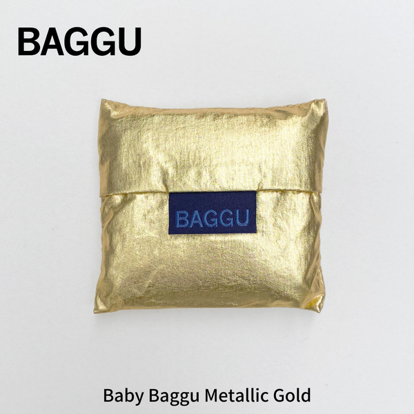 Baby BAGGU メタリックゴールド【メール便は送料無料 / 日時指定不可】