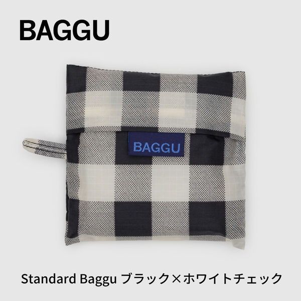 【入荷未定】STANDARD BAGGU ブラック×ホワイトチェック≪復刻柄≫ 2025FA【メール便は送料無料 / 日時指定不可】