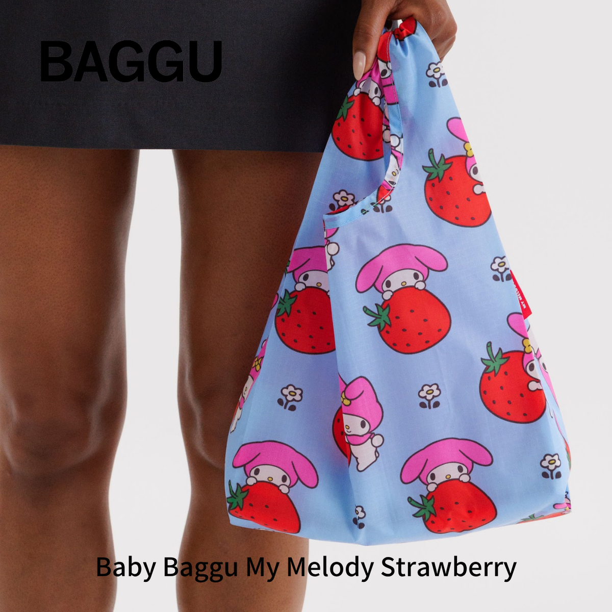 BABY BAGGU マイメロディ Strawberry かわいい コンパクト エコバッグ