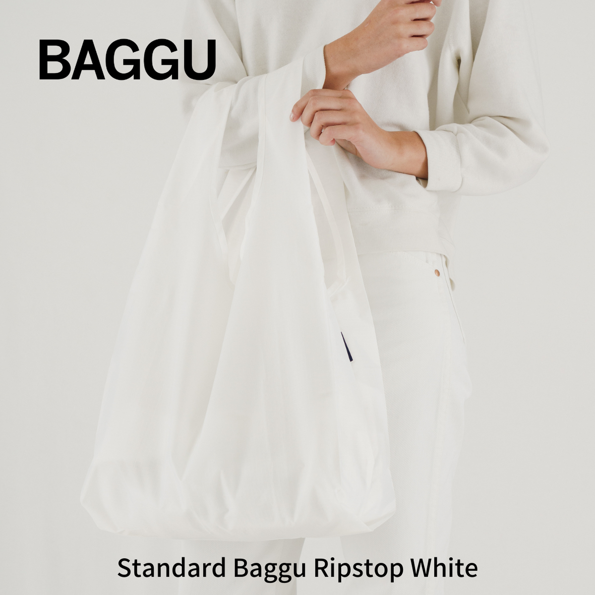 Standard® エコバッグ ホワイト Standard BAGGU ホワイト【正規販売店/メール便対応】 – 鍋