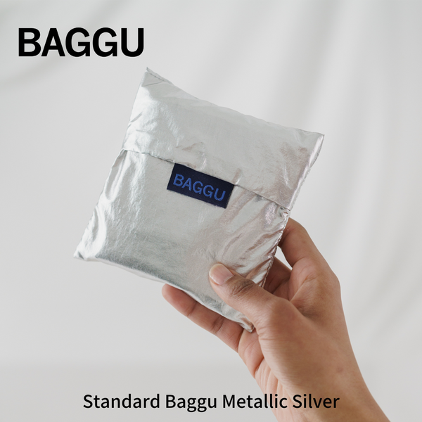 【メール便送料無料】STANDARD BAGGU メタリックシルバー