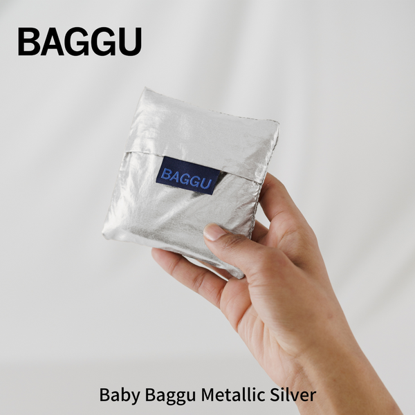 【メール便 送料無料】BABY BAGGU メタリックシルバー