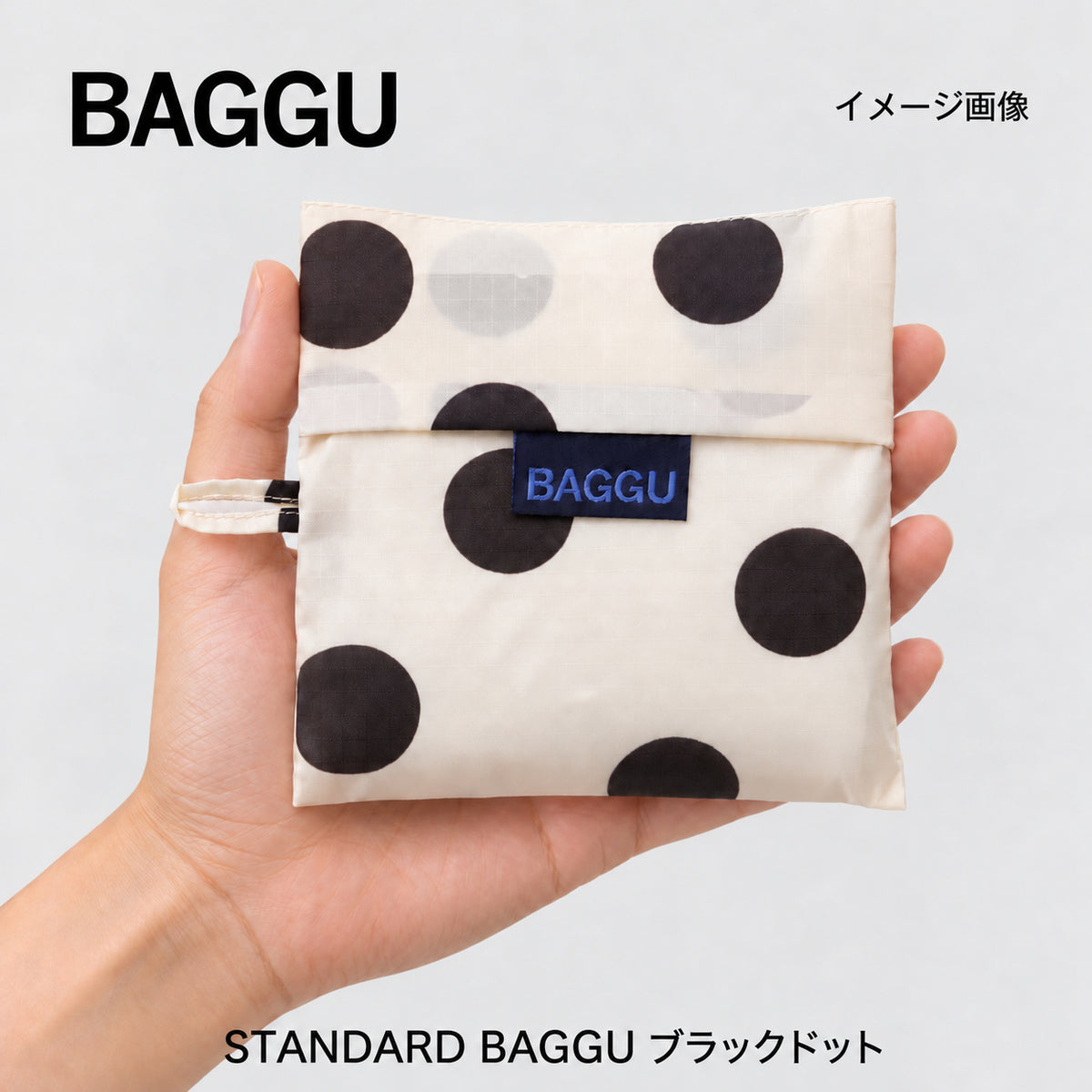 STANDARD BAGGU ブラックドット