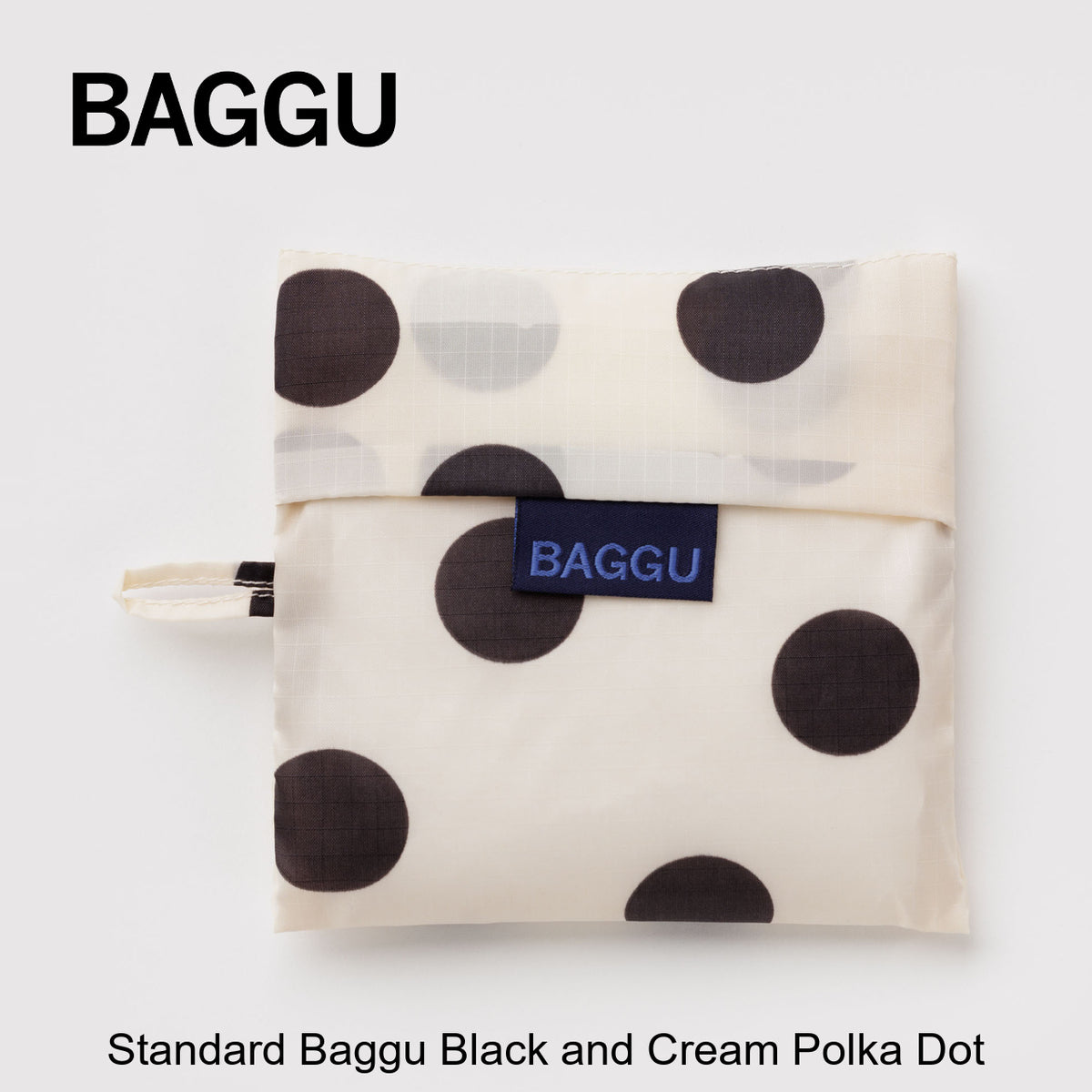STANDARD BAGGU ブラックドット 収納ポーチ