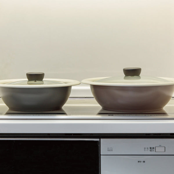 【送料無料】土鍋風卓上鍋 24cm 軽くて割れない最高級鋳造鍋 2~3人用