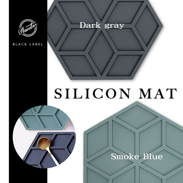 【入荷未定】SILICONE MAT  シリコンマット  PeacetarBlackLabel  シリコーン鍋敷き 代引き不可