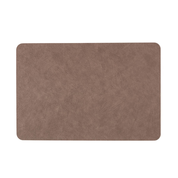 【完売】TABLE MAT テーブルマット ブラウン レザー調のランチョンマット