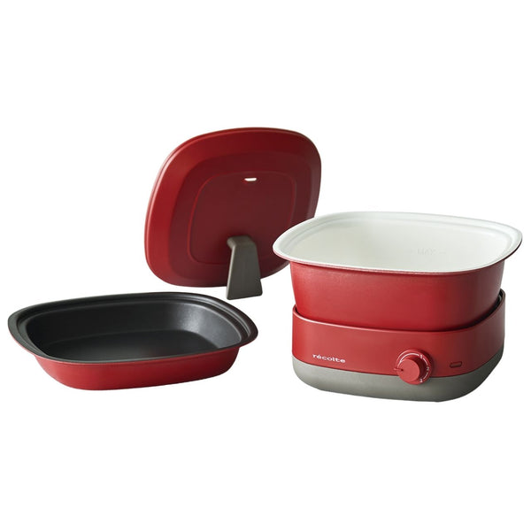 レコルト recolte ポットデュオ キャレ<レッド>RPD-4(R)ギフト対応可 【送料無料 / お取り寄せ】