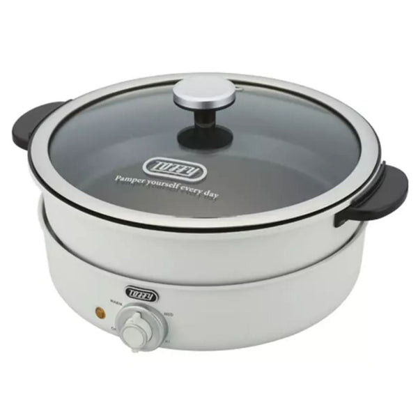 【送料無料】電気グリル鍋 <アッシュホワイト> K-HP2-AW【お取り寄せ】