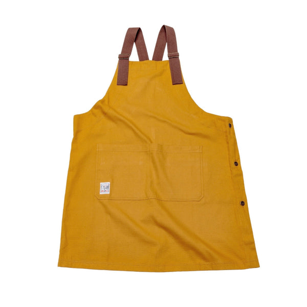 【完売】カバーオールエプロン マスタード 当店オリジナル