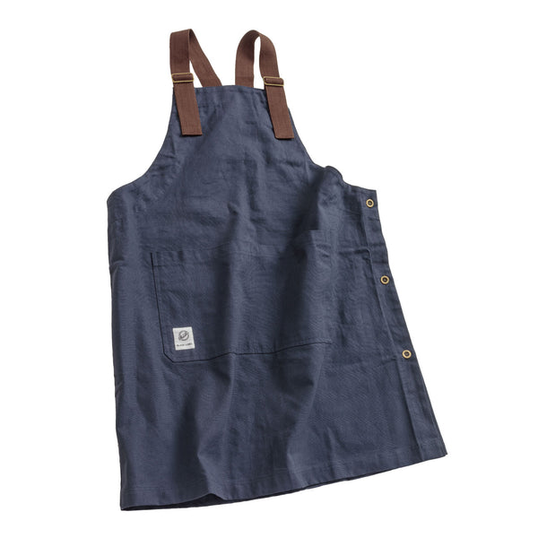 【終了】Peacetar Black Label カバーオールエプロン Earth Navy - キッチン・アウトドア・介護など作業着に人気