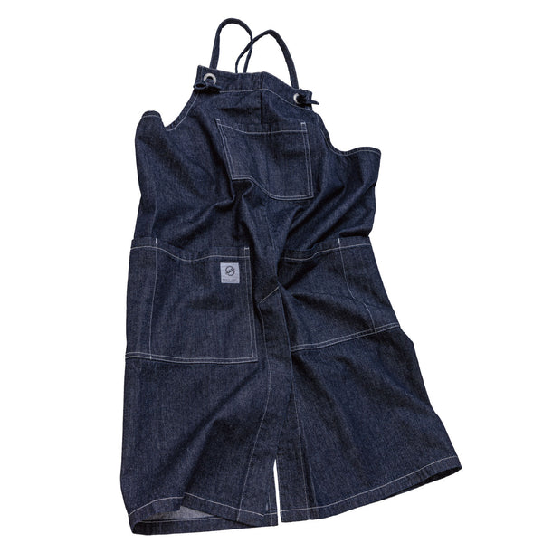 【完売/次回入荷未定】日本製デニムエプロン 倉敷ブルー 当店オリジナル - Peacetar Black Label
