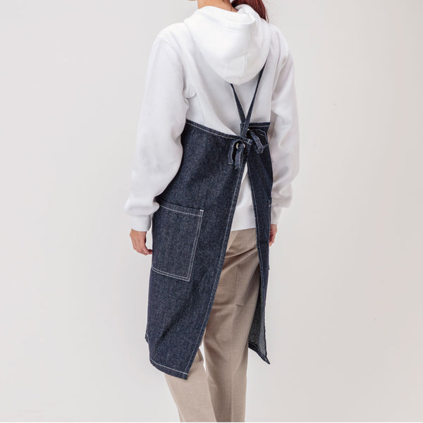 【完売/次回入荷未定】日本製デニムエプロン 倉敷ブルー 当店オリジナル - Peacetar Black Label
