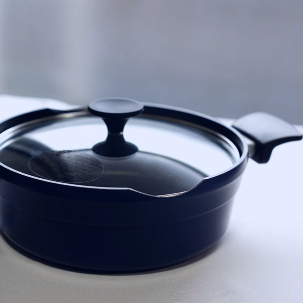 【完売】キャセロール22cm EMILY BASIC アルミ鋳物両手鍋