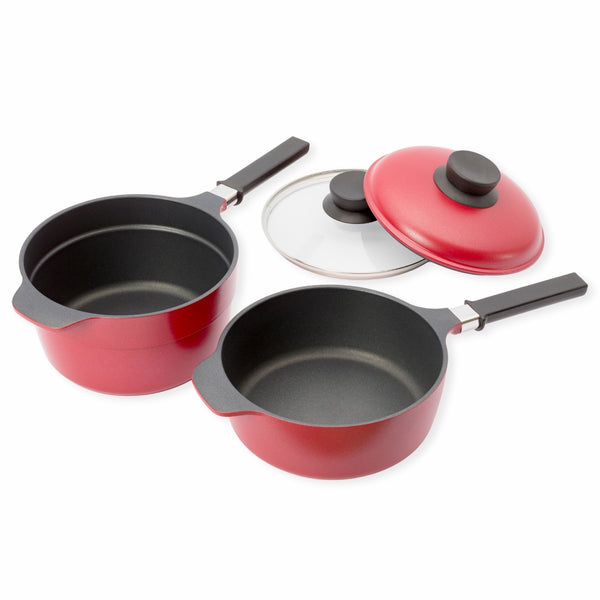 【完売/終了】IH収納鍋 NAOMI Deluxe 4点セット スタッキング 収納しやすい鍋