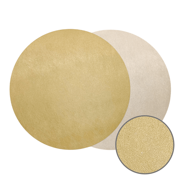 【完売】ランチョンマット ラウンドゴールド PeacetarBlackLabel
