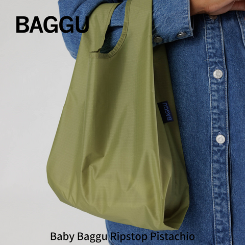 【メール便 送料無料】BABY  BAGGU  SPRING 2023 ピスタチオグリーン
