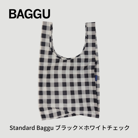 STANDARD BAGGU ブラック×ホワイトチェック≪復刻柄≫ 2025FA【メール便は送料無料 / 日時指定不可】