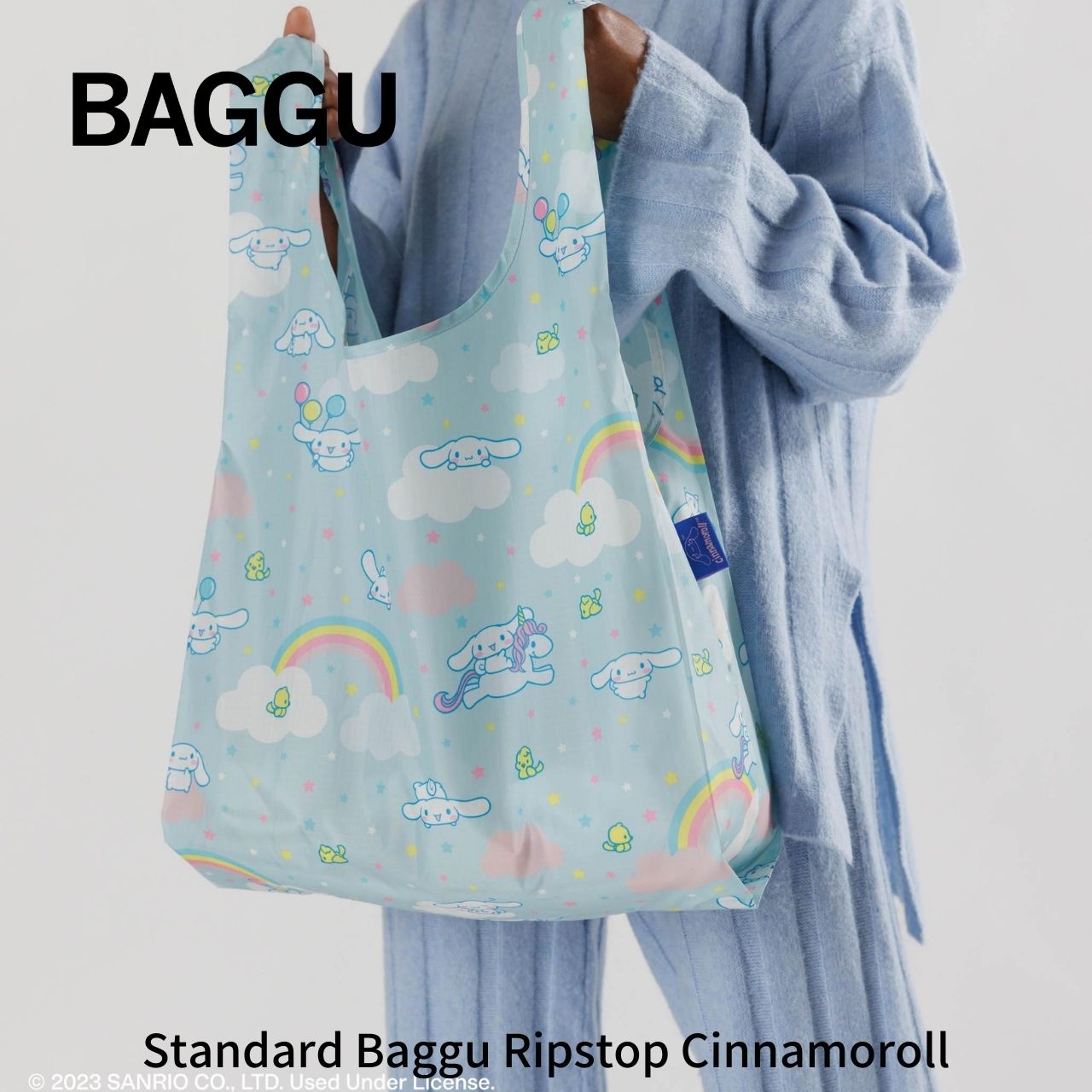 STANDARD BAGGU シナモロール かわいい コンパクト エコバッグ