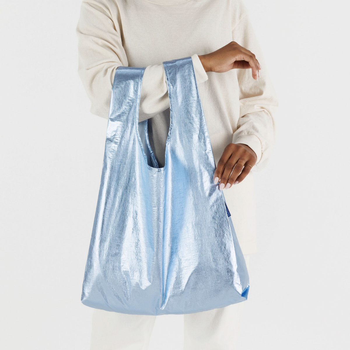 STANDARD BAGGU メタリックライトブルー【メール便は送料無料 / 日時指定不可】 - 鍋・フライパン・キッチン用品と雑貨の専門店 『NABESTORE』