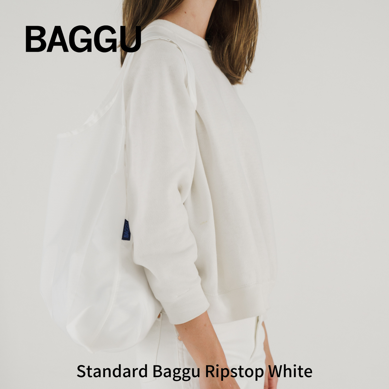 【メール便 送料無料】Standard BAGGU ホワイト 2023