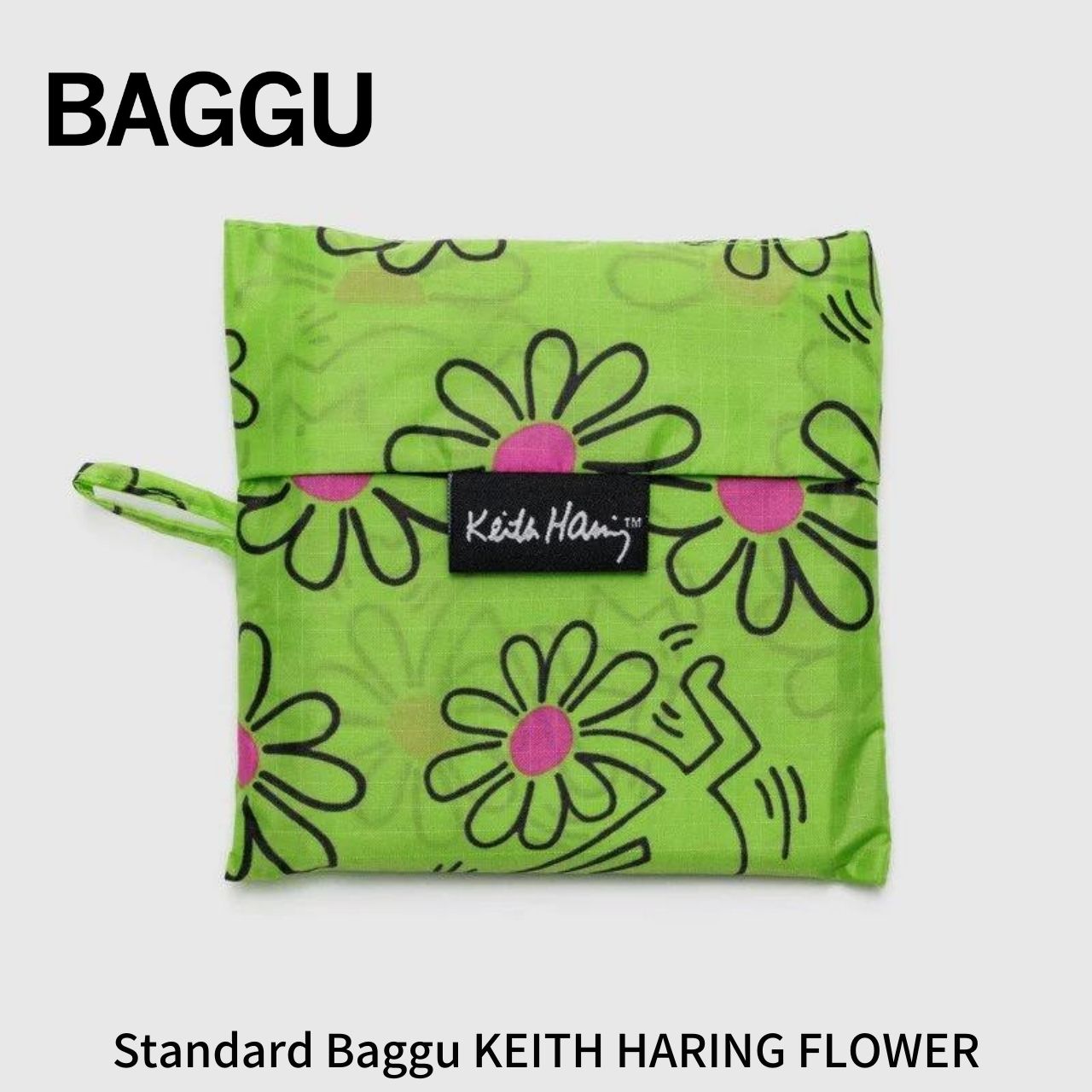 新品　BAGGU バグゥ　キースヘリング　Pets スタンダード　エコバッグ 2024新作 エコバッグ BAGGU STANDARD KEITH HARING スタンダードバグゥ