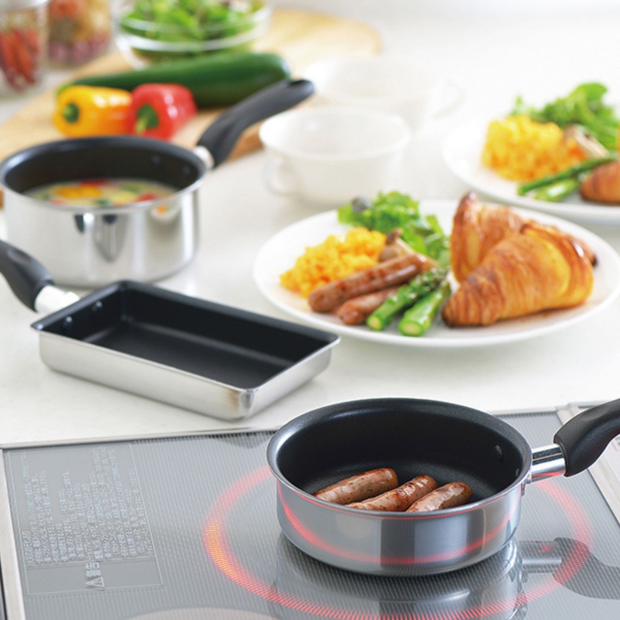 プチクック】IH対応 片手鍋14cm PC-14S – 鍋・フライパン・キッチン