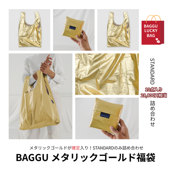 【2026福袋】STANDARDBAGGU商品10点入り確定｜メタリックゴールド1点必ず入ります〈送料無料〉