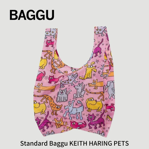 【メール便 送料無料】STANDARD BAGGU KEITH HARING PETS 2024SU