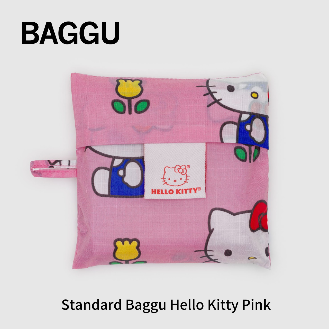 STANDARD BAGGU ハローキティPink かわいい コンパクト エコバッグ