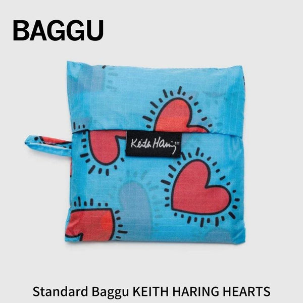 【メール便 送料無料】STANDARD BAGGU KEITH HARING HEARTS 2024SU