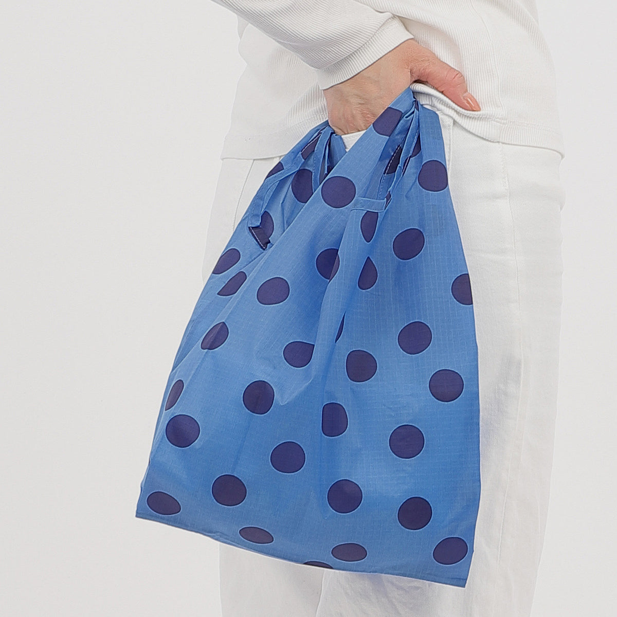 BABY BAGGU ブルードット 手持ち