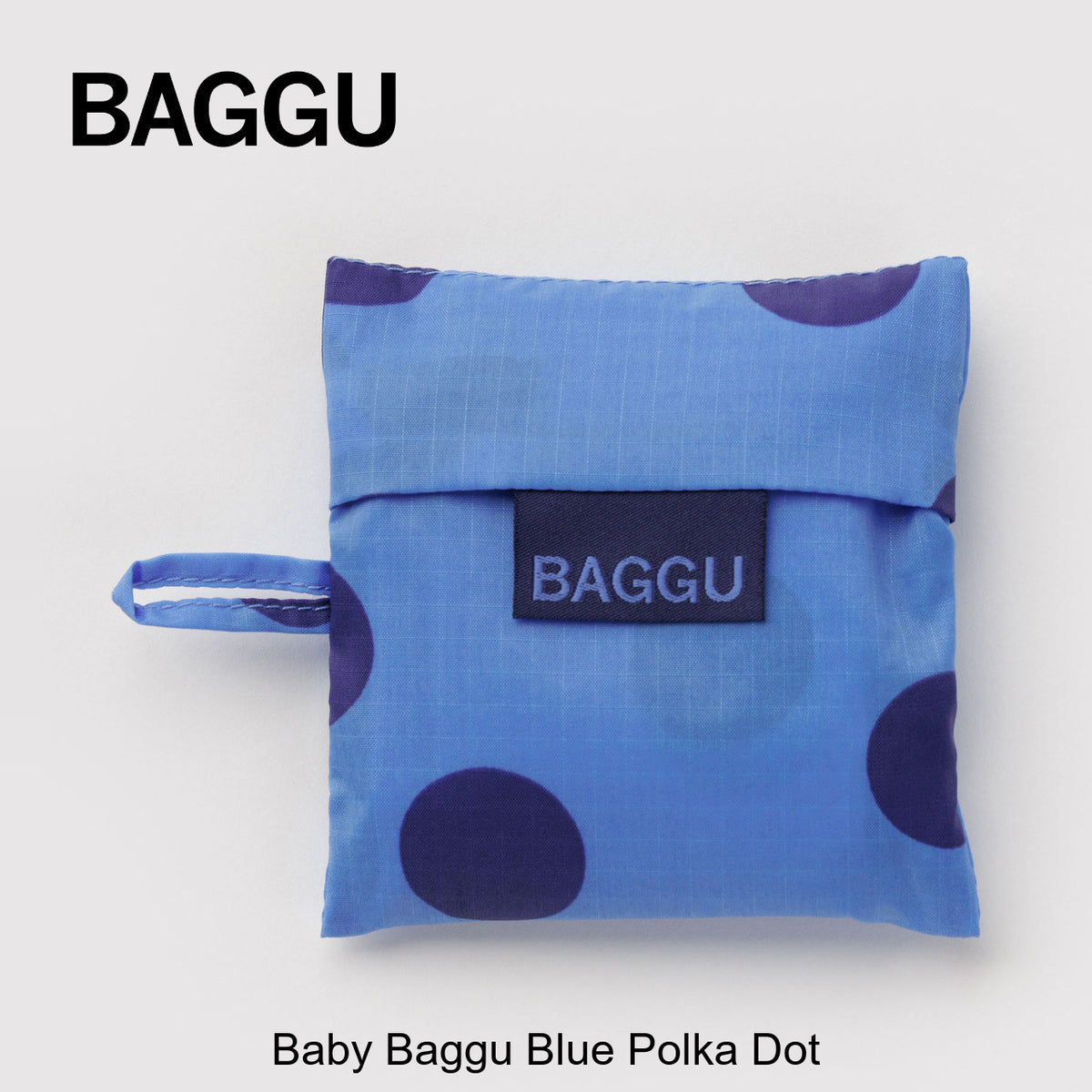 BABY BAGGU ブルードット 収納ポーチ