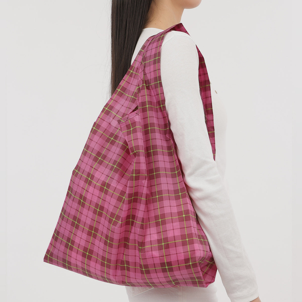 STANDARD BAGGU ピンクタータン 肩掛け